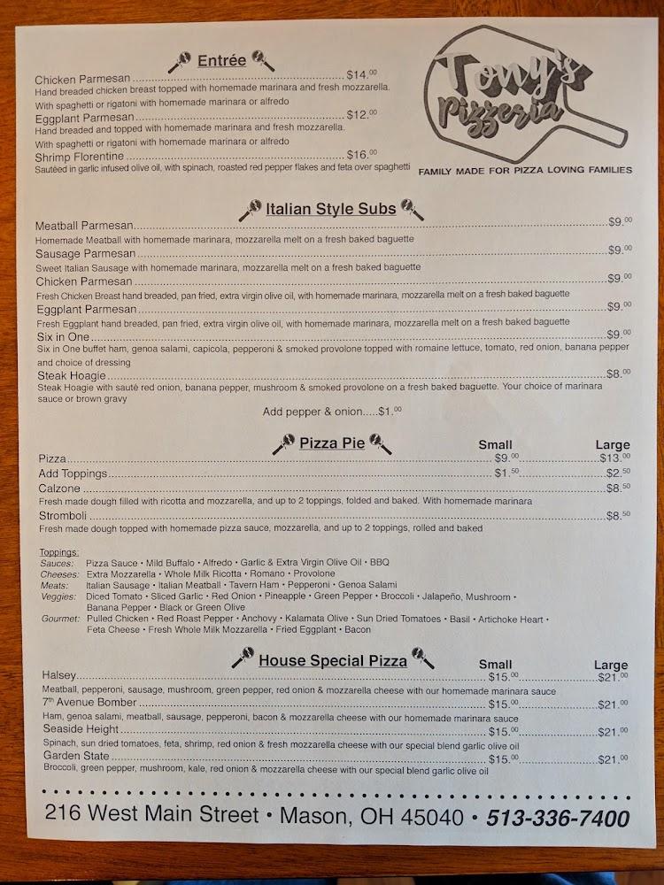 Aponte's Pizzeria & Family Restaurant Menu image 1