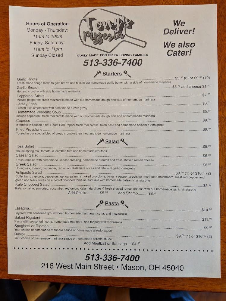Aponte's Pizzeria & Family Restaurant Menu image 2
